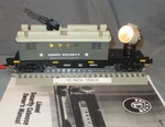 Lionel 23014 U.s. Army Illum. Security Caboose W/ Rotating Searchlight O/027 Ga.. Fixed Price $80.00.