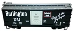 New Usa Trains Scale Burlington C.b. & Q. Steel Box Car (30708). Fixed Price $83.16.