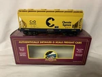 Mth Premier Chessie Bay Centerflow Covered Hopper Car 20-97422 Scale. Fixed Price $79.99.
