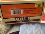 Lionel 6-27457 Norfolk Southern 3BAY Open Hopper W/coal O-scale. Fixed Price $65.00.