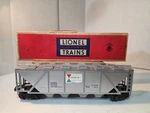 1956 Lionel 6346 Postwar Alcoa Aluminum Quad Covered Hopper Car Ob. Fixed Price $14.62.