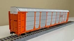 Two Walthersproto Ho Scale 89' Bi-level Auto Carriers, Bnsf #953148 & #982034. Fixed Price $89.00.