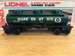 Lionel 6-6302 Quaker State Triple Dome Tank Car Original Box. Fixed Price $20.00.