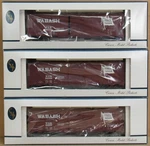 Crown Model Products B-119 Wabash Ara-style Boxcar 3-PACK O-gauge Nos. Fixed Price $79.99.
