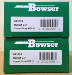 Scale Bowser 2 Bay Ballast Hopper Conrail #53818 #53830. Fixed Price $40.00.