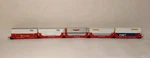Scale Deluxe 15040-A Nysw Sealand Articulated Gunderson Twinstack 5-UNIT Set. Fixed Price $185.00.