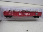Micro Trains Cb & Q Burlington 50' Gondola Car # 82182 With Load Scale Lot. Fixed Price $20.00.