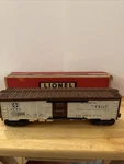 Post War Lionel No. 6672 Santa Fe Sfrd Refrigerator Car Gauge With Damaged Box. Fixed Price $15.00.