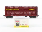 Gauge 3-RAIL Atlas 6221 Asex Armour 40' Stock Car #398. Fixed Price $27.95.