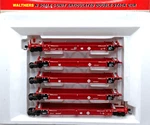 Walthers 932-8102 Thrall 5-UNIT Articulated Double Stack Car Santa Fe # 254245. Fixed Price $139.99.