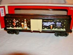 Lionel 2128130 Vintage Miller High Life 2021 Woodside Reefer 027 Shelf Display. Fixed Price $67.00.