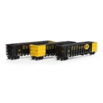 Athearn ATH7485 50' Thrall Coal Gondola Lef&c Lake Erie Franklin 3 Pack Ho. Fixed Price $94.99.