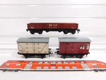 3X Hornby Meccano H0 Dc Freight Car Brick 163535 Meat S 50494 2337 #DY753-1. Fixed Price $48.58.