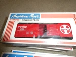 Vintage Scale American Flyer Santa Fe Red Box Car 4-9700 Mib #2. Fixed Price $26.00.