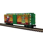 Atlas Scale Premier Box Car With 6' Door Christmas Lighted #1224 3RL. Fixed Price $118.76.