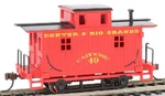 Bachmann 18407 Ho Denver Rio Grande Old-time Bobber Caboose #49. Fixed Price $31.25.