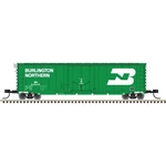 Atlas Scale 50007145 Ga 50' Rbl Boxcar Burlington Northern Road # 329402. Fixed Price $46.15.