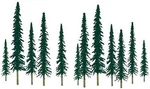 Jtt Conifer Pine - Ho Scale Model Railroad Tree #92011. Fixed Price $33.91.
