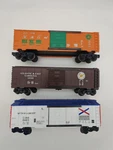 K-line Gauge Boxcar Lot Of Seaboard 6410 A&ec 649305 Cirr Freight Cars. Fixed Price $24.99.