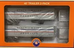 Lionel Bangor Aroostook 40 Trailer 2-PACK 6-83580! Scale For PS-4 Flatcar Bar. Fixed Price $89.99.
