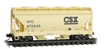 Micro-trains Mtl N-scale 2-BAY Acf Centerflow Covered Hopper Csx/nyc #875045. Fixed Price $29.29.