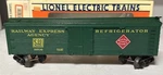 Lionel Soo Line Rea Reefer Car 6-19536! Railway Express Agency Train Gauge. Fixed Price $20.00.