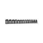 Allen 14 Pc 1/2 Dr Socket Set 12 Pt 3/8 1-1/4" W Rail 19213A Usa. Fixed Price $69.50.