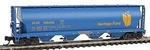 Bachmann 4-BAY Grain Hopper Heritage Fund Scale Model Train Freight Car. Fixed Price $27.97.
