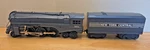 Lionel Vintage Nyc Dreyfuss Gray 2-6-4 Steam Locomotive & 221T Tender. Fixed Price $149.99.