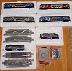 New Hawthorne Village Star Wars Far Away Express Train Engine Car Track Set. Fixed Price $373.97.