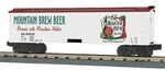 Mth Railking Mountain Brew Beer 40 Wood Side Reefer Car 30-78064! Gauge. Fixed Price $99.88.