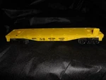 Lionel Gauge Train Yellow Flat Car New York Central Stock # 16375 Blt 1-93. Fixed Price $8.95.