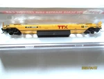 Atlas # 50007024 Ttx 40' Rebuilt Well Car (late Repaint) 459066. N-scale. Fixed Price $33.95.