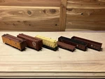 Ho Scale Mixed Athearn/accurail Freight Car Lot. Fixed Price $54.00.