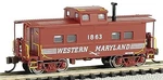 Bachmann Northeast Steel Caboose Western Maryland #1863 - Scale Model Train. Fixed Price $42.60.