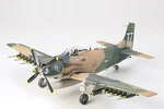 Tamiya 1/48 Douglas A-1J Skyraider Usaf Plastic Model Airplane Kit. Fixed Price $37.60.