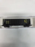Model Train Scale Life Like #7746 100 Ton Hopper Chessie Railcar. Fixed Price $8.99.
