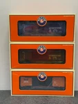 Lionel Gauge 6-39227 3-PACK Double Door (2-B&O Nh) Automobile Boxcars Lnib. Fixed Price $59.95.