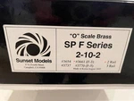 3RD Sunset Models Gauge 2-RAIL Sp F-series 2-10-2 #3661 Rod Miller Custom. Fixed Price $1099.99.