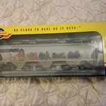 Athearn Genesis Norfolk Southern Trinity 5161 Covered Hopper Graffiti. Fixed Price $90.00.