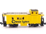 *read* Bachmann Scale Chessie System Steel Offset Caboose Car & 3327 Train. Fixed Price $7.95.