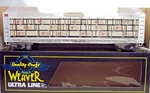 Weaver Scale Ultra Line 50' Bulkhead Flat Car Lv Lehigh Valley / Load 3 Rail. Fixed Price $52.00.
