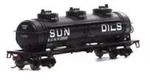 Athearn Roundhouse Rtr Oil Sunx 3-DOME Tank RND1718 2220. Fixed Price $26.00.