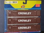 Athearn Ho #26532, 53' Jindo Container, Crowley. Fixed Price $35.00.