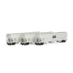 New Athearn Trinity Covered Hoppers - Krix # 2 Freight Car (3) Scale. Fixed Price $149.99.