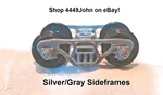 Athearn Ho Scale - Roller Bearing Silver / Gray Freight Car Trucks Sale!. Fixed Price $8.89.