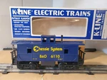 Vintage 1986 K-line K-6110 Baltimore & Ohio Chessie System Steel Caboose Ob. Fixed Price $12.74.
