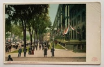 1904 Ny Postcard Saratoga New York Broadway Looking South Pedestrians Building. Fixed Price $6.99.