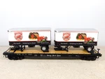 Mth 20-95732 Nickel Plate Road Flat Car W/(2) Farmall Pup Trailers. Fixed Price $159.00.