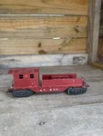 Vintage 1950'S Marx Gauge At & Sf Santa Fe Work Caboose. Fixed Price $20.00.